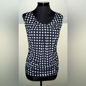 New York and Company black and white blouse